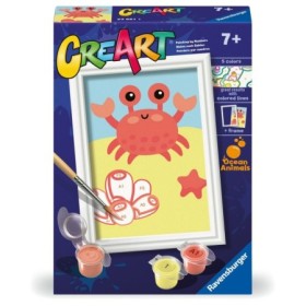 CreArt pictura pe numere pentru copii crab prietenos